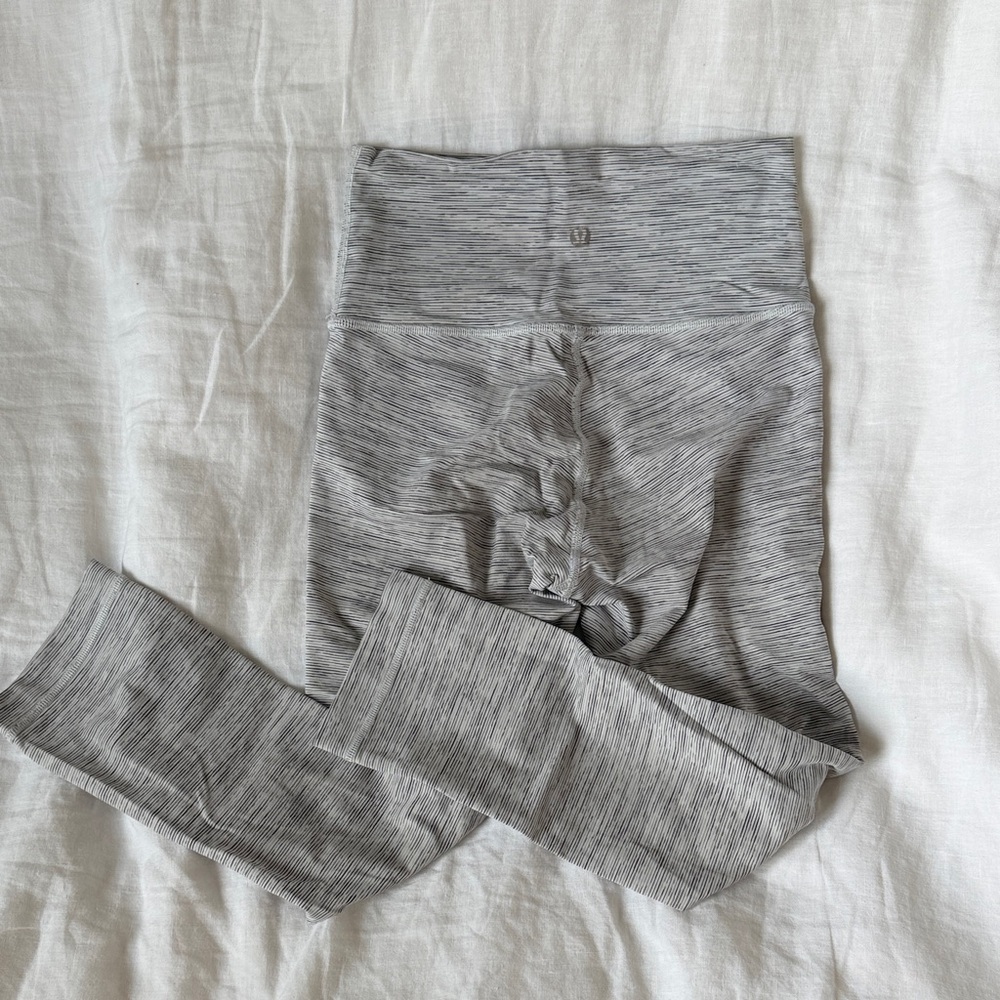 lululemon Light Heather Gray Leggings